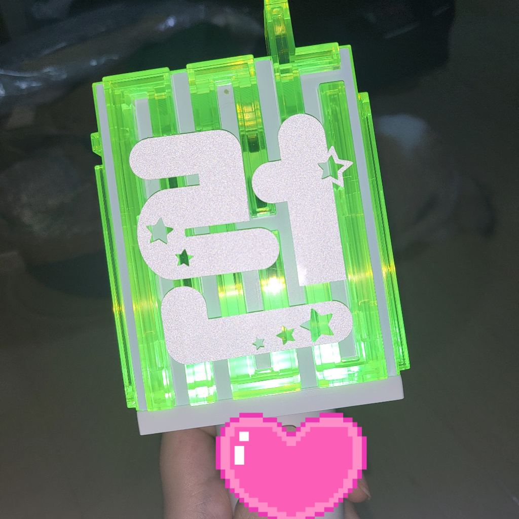 Hình dán lightstick NCT DREAM phản quang dạng chữ