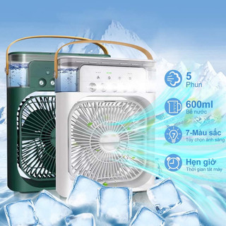 Quạt điều hòa hơi nước mini để bàn - quạt điều hòa mini có khay chứa đá