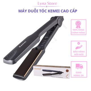 Máy Kẹp Ép Duỗi Thẳng Tóc 4 Mức Chỉnh Nhiệt Kemei KM 329