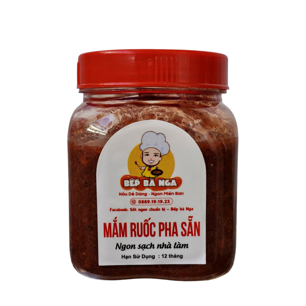 Mắm ruốc pha sẵn Bếp Bà Nga, đặc sản Nha Trang, gia vị loại ngon (200gr)