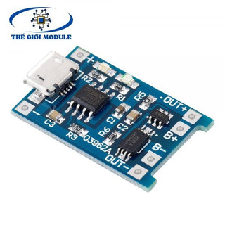 Mạch sạc pin tp4056 có ic bảo vệ
