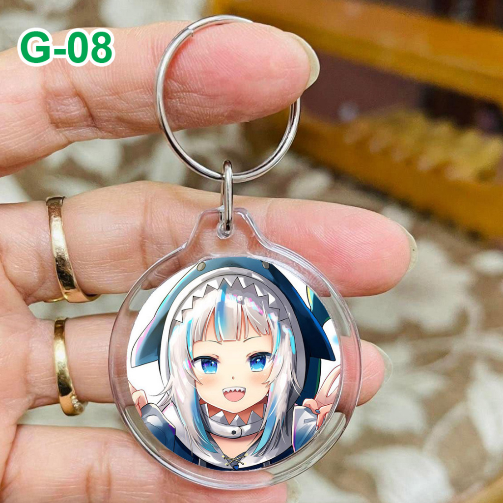 Móc khoá mica anime Hololive Gawr Gura