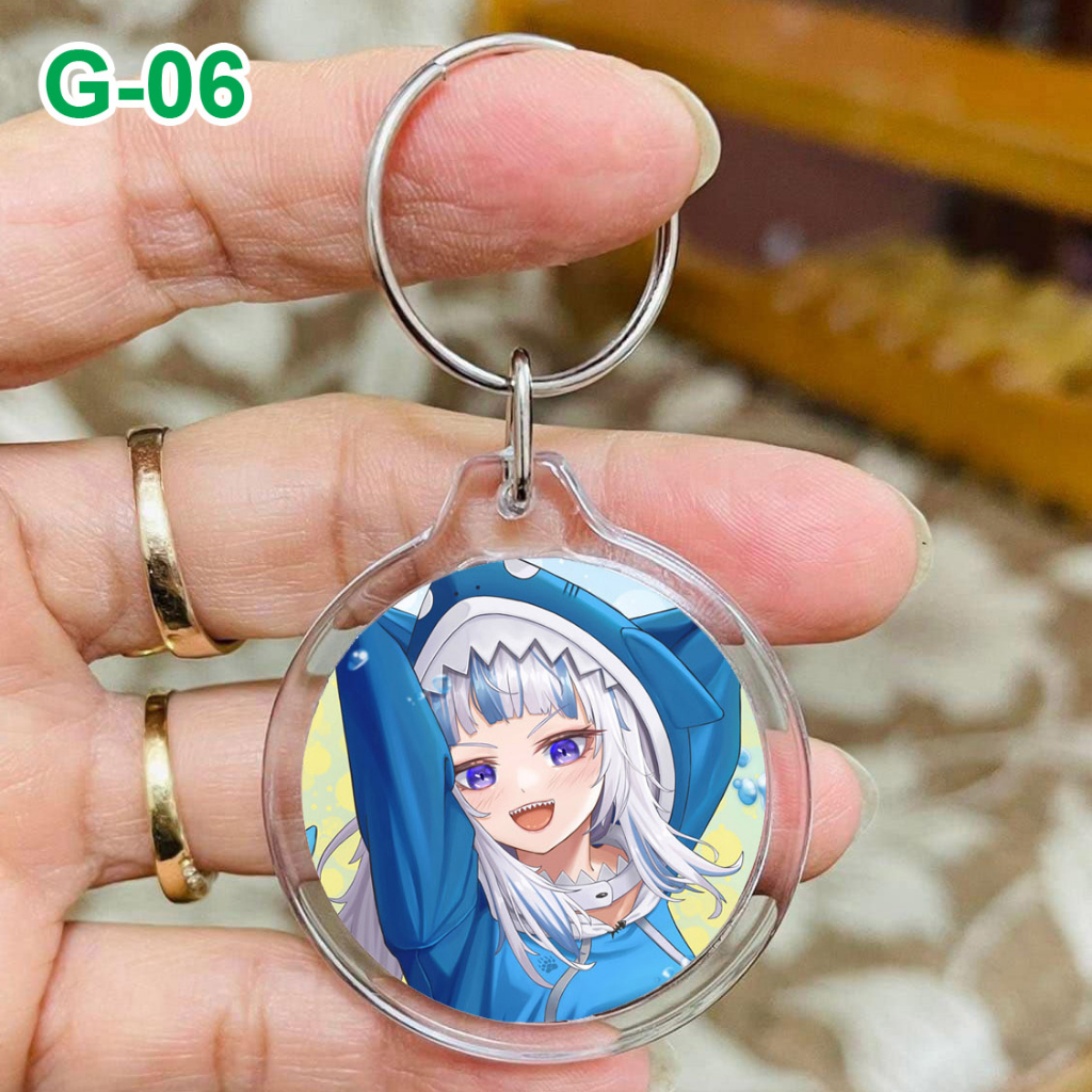 Móc khoá mica anime Hololive Gawr Gura