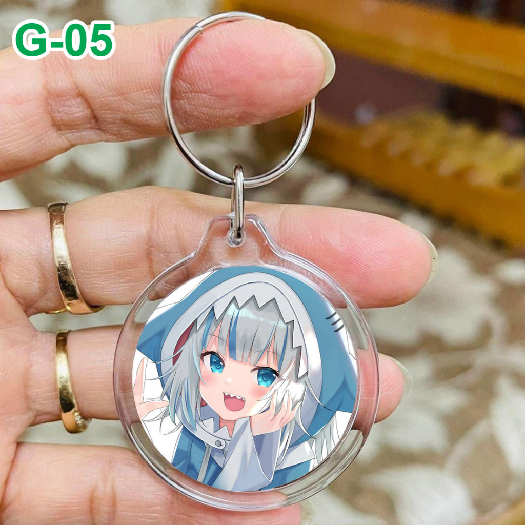 Móc khoá mica anime Hololive Gawr Gura