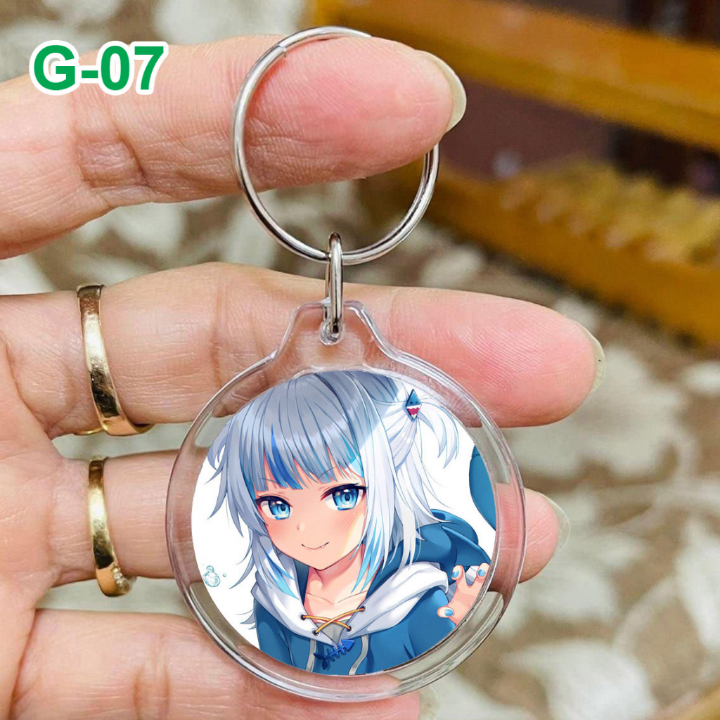Móc khoá mica anime Hololive Gawr Gura