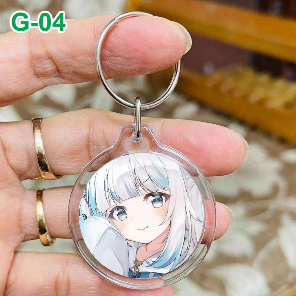 Móc khoá mica anime Hololive Gawr Gura