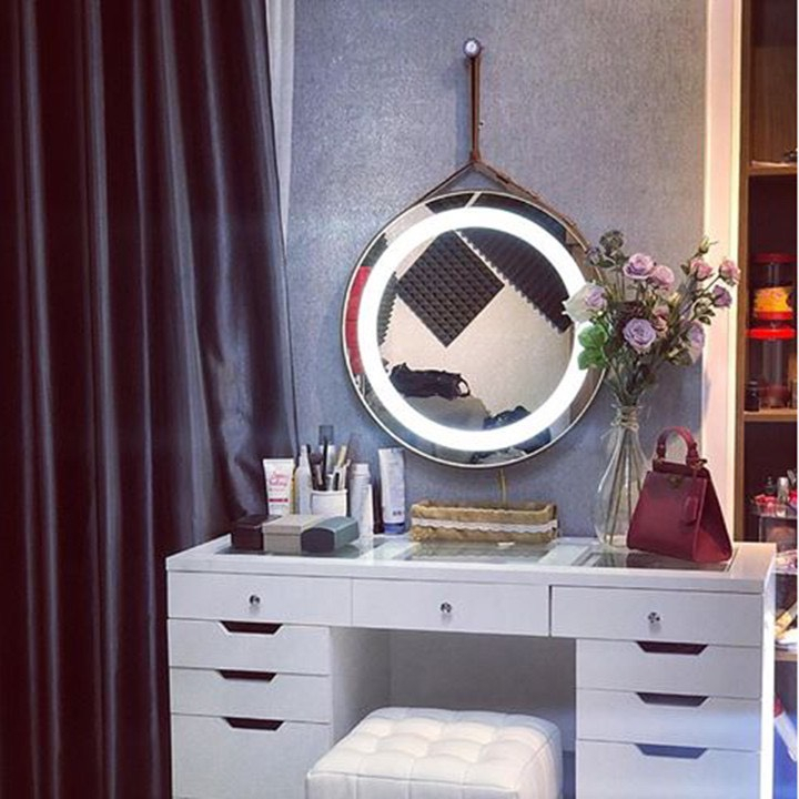 GƯƠNG TRÒN KÍCH CHỠ 60 CM TREO TƯỜNG  KIỂU DÁNG SANG TRỌNG