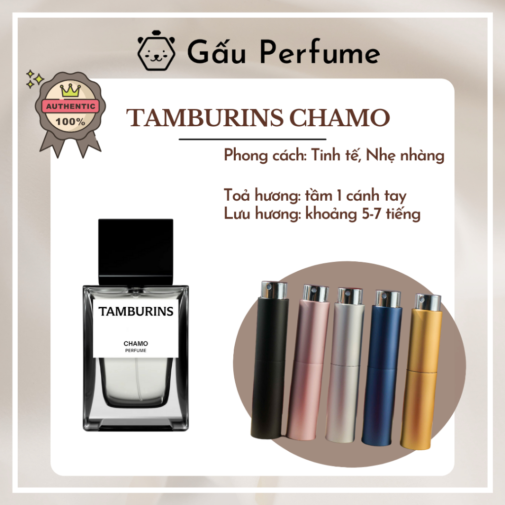 Mẫu thử chính hãng TAMBURINS CHAMO 10ML