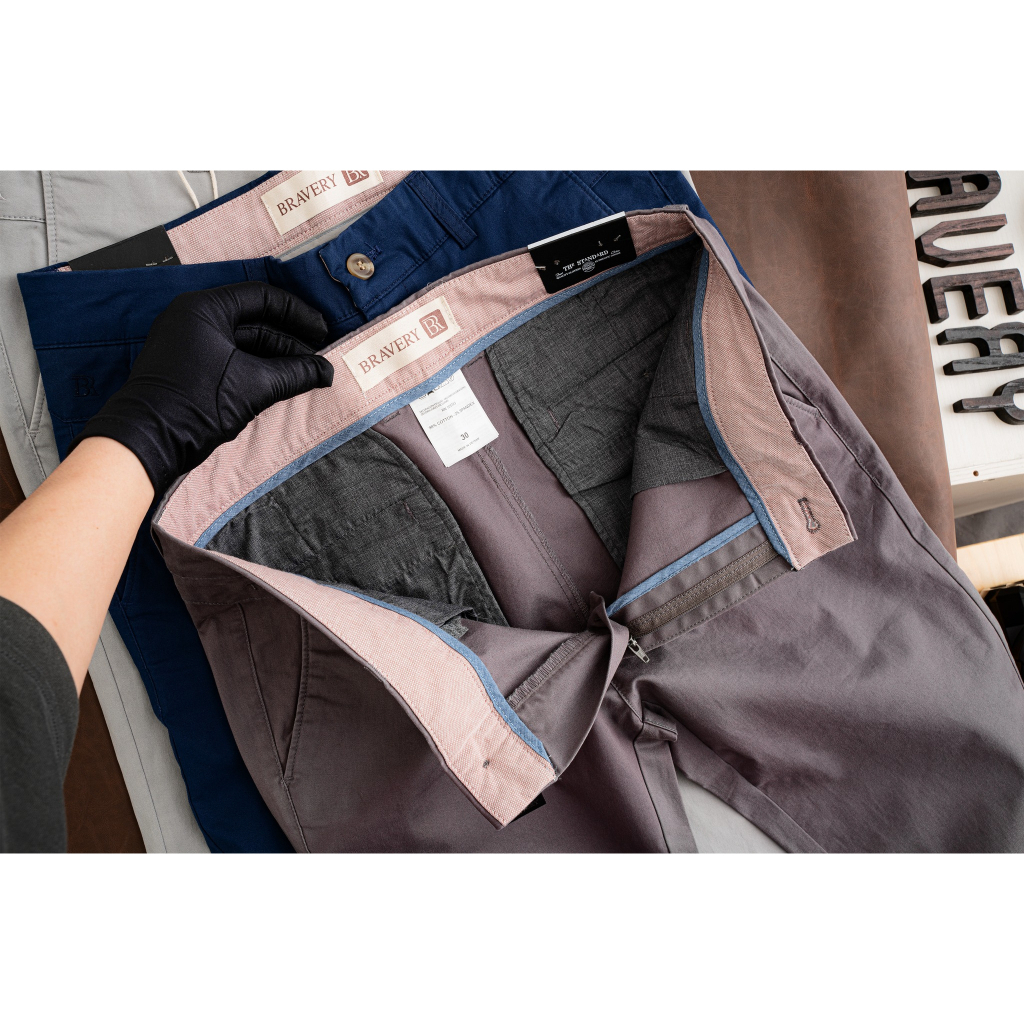 Quần dài KAKI DAI BRADING co giãn mềm mịn thoáng mát - Bravery