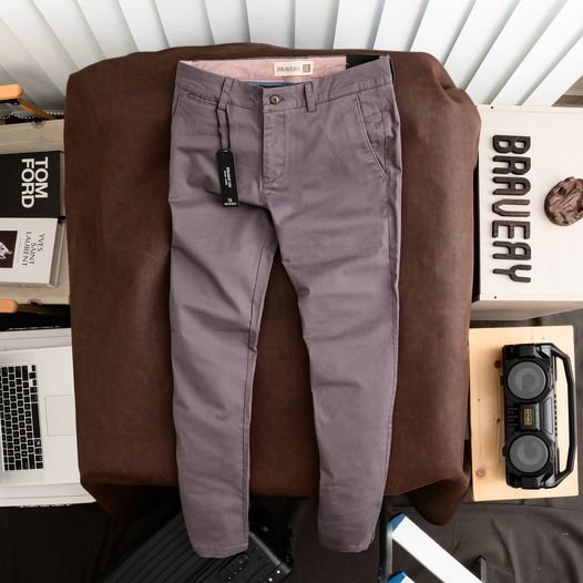Quần dài KAKI DAI BRADING co giãn mềm mịn thoáng mát - Bravery