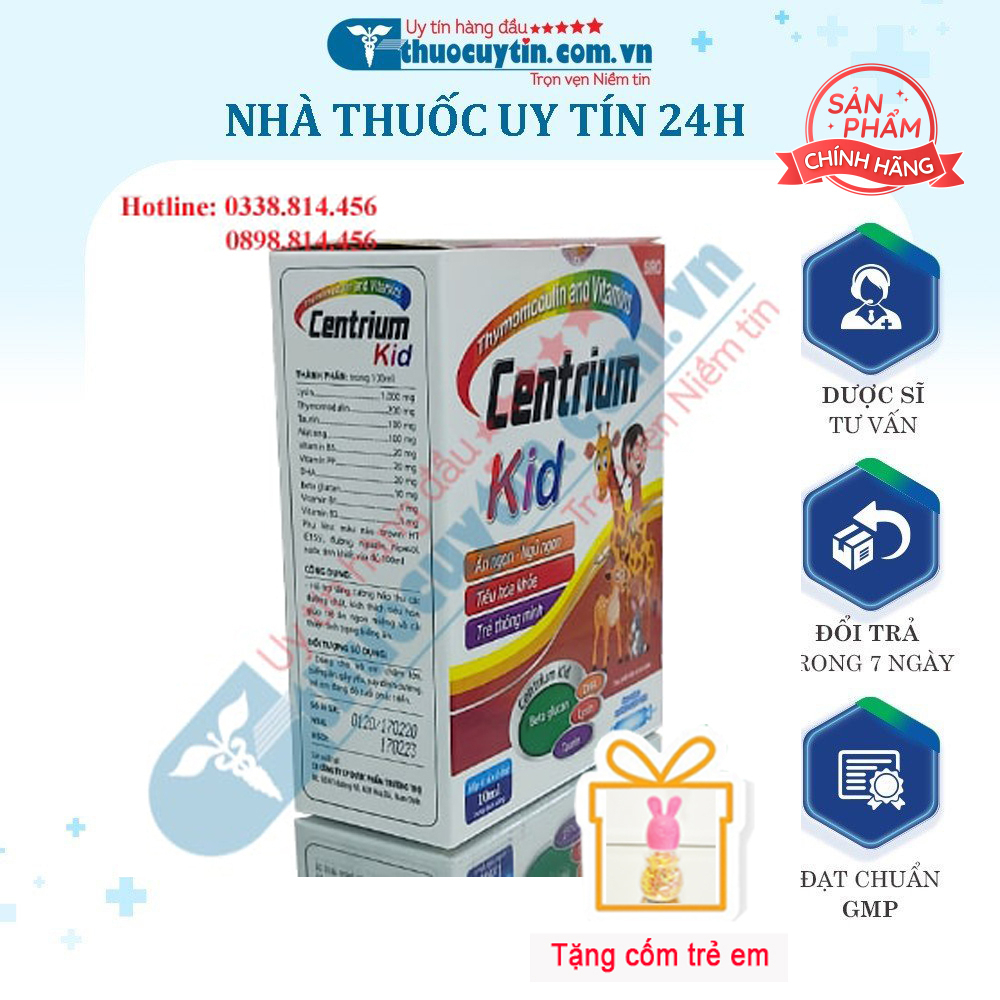 CENTRIUM KID TĂNG CƯỜNG HẤP THU CẢI THIỆN BIẾNG ĂN CHO TRẺ