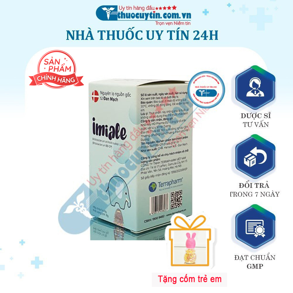 Imiale bổ sung lợi khuẩn và hệ vi sinh đường ruột