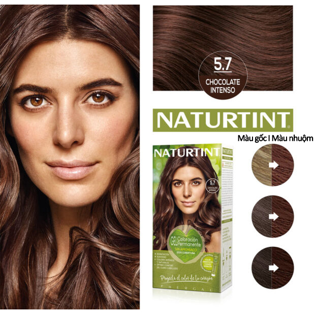 Gel nhuộm phủ bạc, dưỡng tóc với 27 thảo mộc Naturtint chính hãng Tây Ban Nha