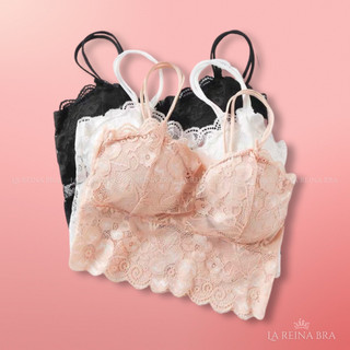 Áo bra ren 2 dây katun có mút ngực 618