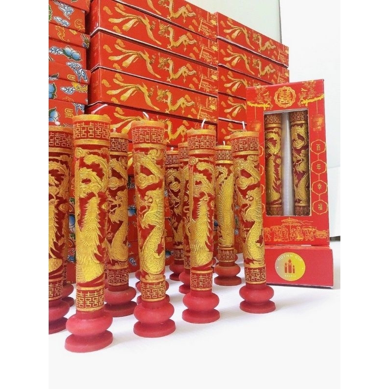 Đèn cầy đám cưới, đèn cầy rồng phụng, đèn cầy đạo