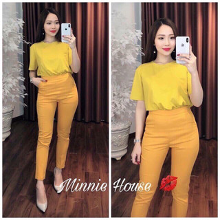 Áo thun trơn phom rộng vừa