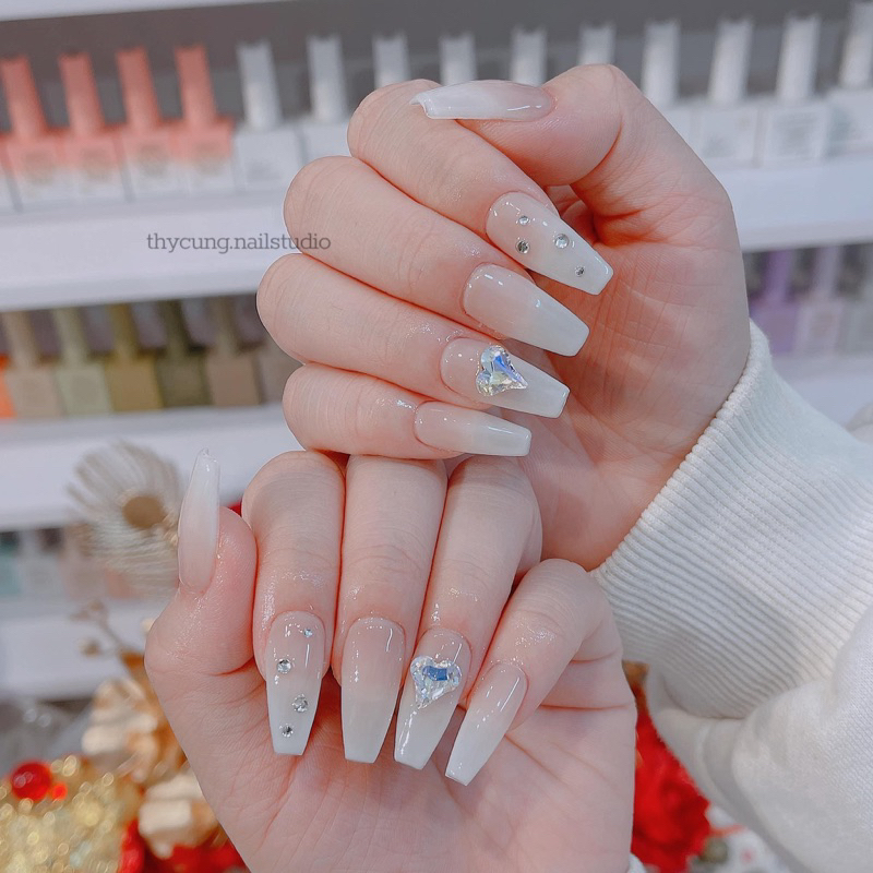 NAIL BOX SƠN GEL THẠCH NƯỚC GẠO ĐÍNH ĐÁ