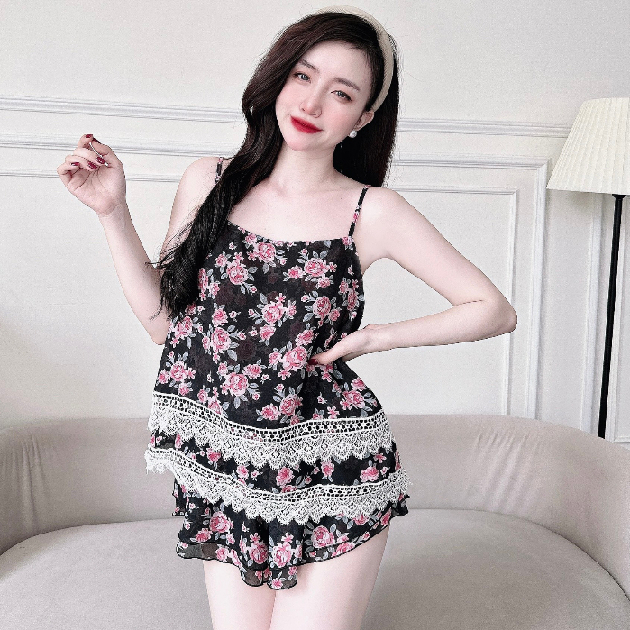 Đồ Ngủ 2 dây bigsize sexy cao cấp lụa mềm mát cho cô nàng quyến rũ