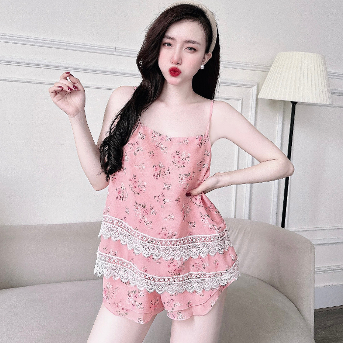 Đồ Ngủ 2 dây bigsize sexy cao cấp lụa mềm mát cho cô nàng quyến rũ