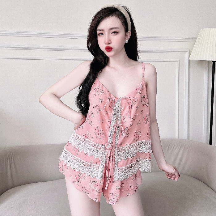 Đồ Ngủ 2 dây bigsize sexy cao cấp lụa mềm mát cho cô nàng quyến rũ