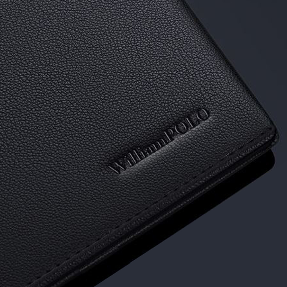 Ví nam cao cấp full hộp Williampolo chất liệu da bò nguyên tấm V30