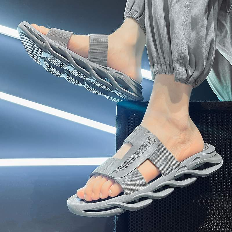 Dép nam quai ngang đi chơi, đi biển đúc nguyên khối phong cách mùa hè mới lạ