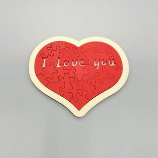 Tranh ghép chữ I love you tặng ny
