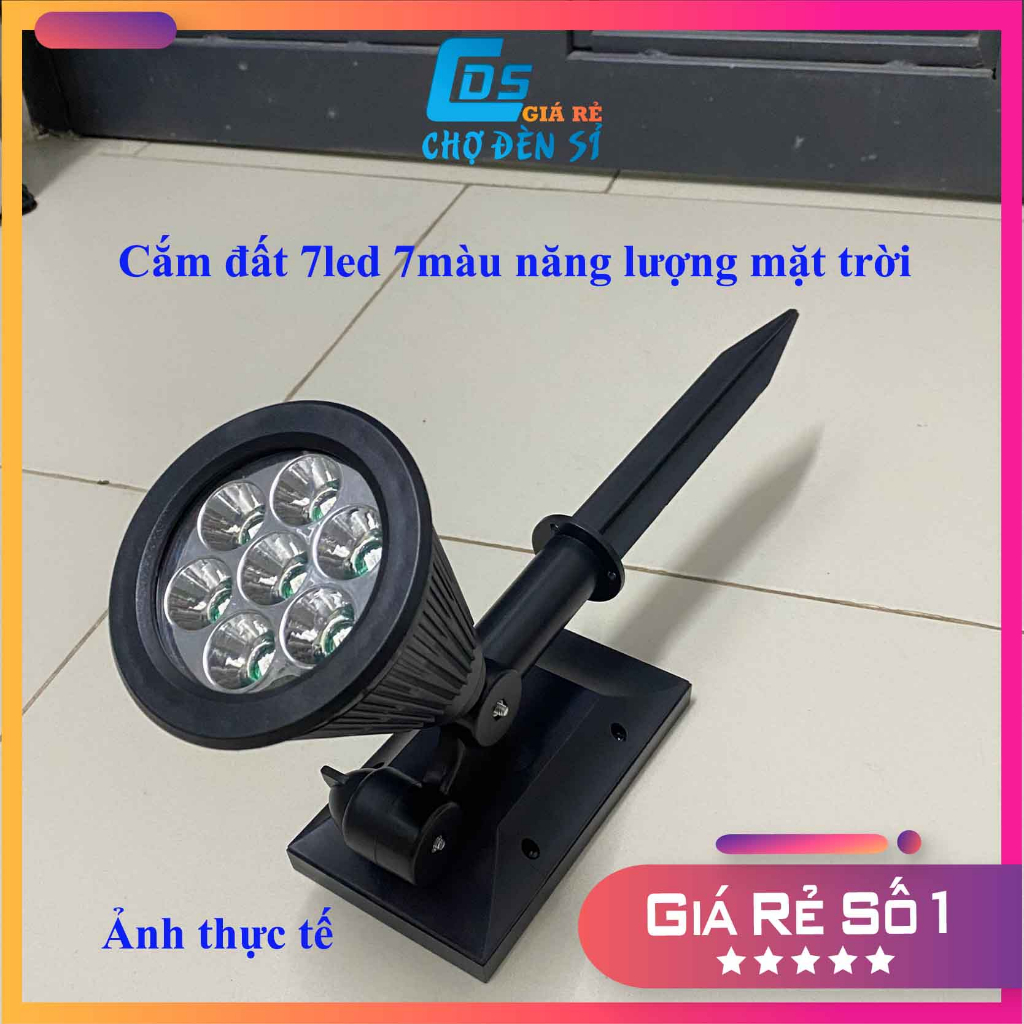 Đèn cắm đất, bãi cỏ, rọi cây, rọi tiểu cảnh sân vườn năng lượng mặt trời