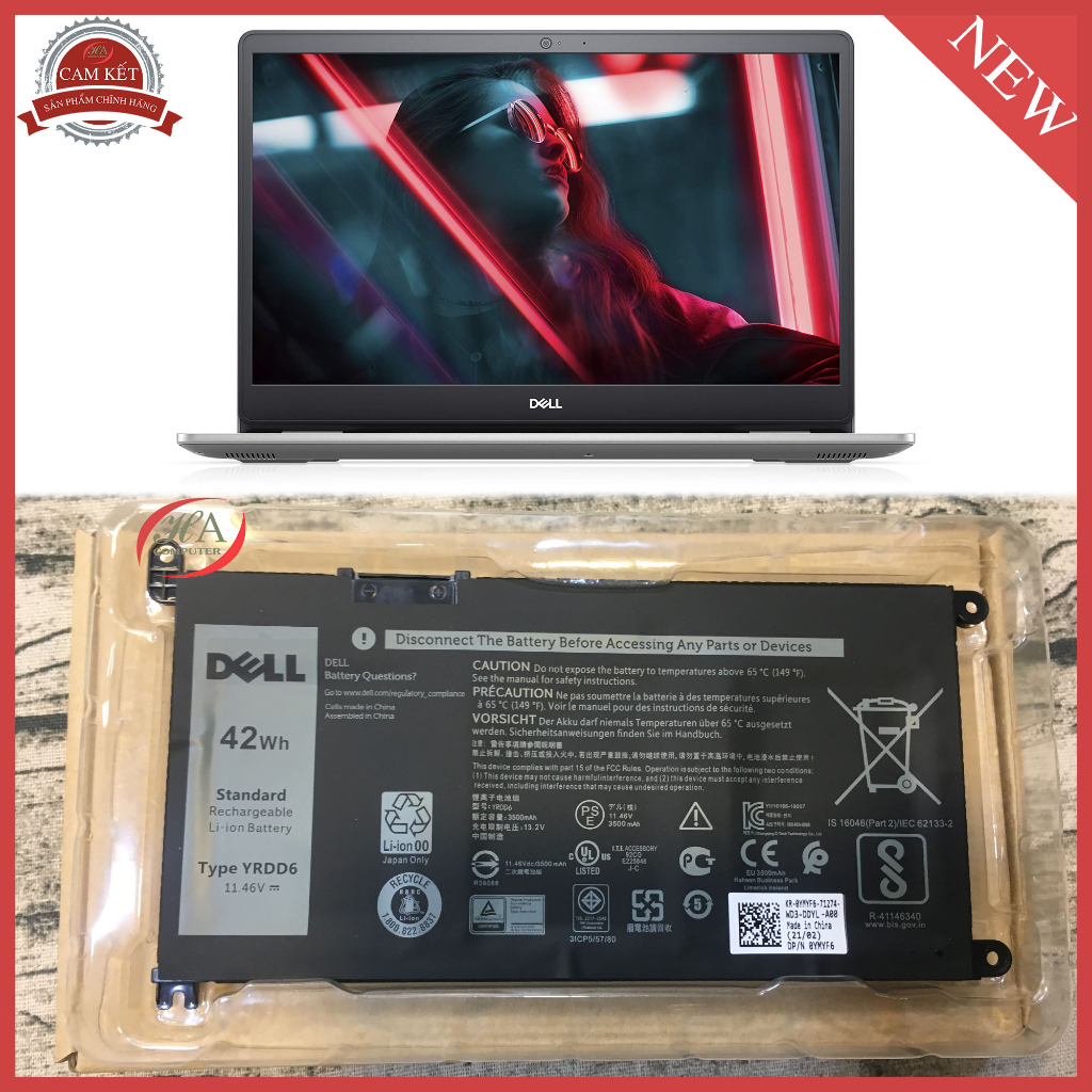 Pin Sạc dell Inspiron 5593