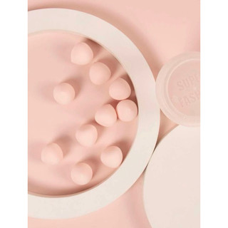 Set 10 bông mút trang điểm mini kèm hộp đựng 10pcs Water-drop Design Makeup Sponge.