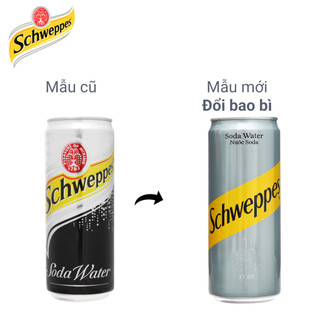LỐC 6 LON NƯỚC SODA SCHWEPPES 320ML