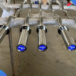 Thanh đòn tạ dài 1,2m tạ đòn thẳng và cong ez curved barbell phi 50 nhập khẩu ultimate gym