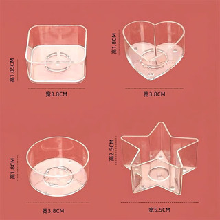 Vỏ tealight nhựa làm nến nhiều mẫu kèm bấc
