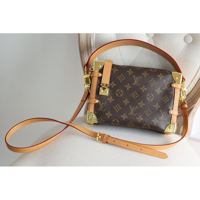 Túi đeo Lv Side Truck mã mới 2box đẹp code màu hoa nâu W266-23