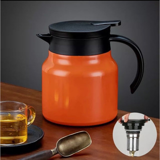 Bình pha trà giữ nhiệt 1000ml - có lõi lọc trà, chất liệu inox