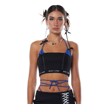 làminapparel - LACE UP BACK TUBE TOP