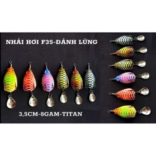  Mồi Lure Nhái Hơi TNT - F35 Siêu Nhạy Mẫu Mới Và Cũ 