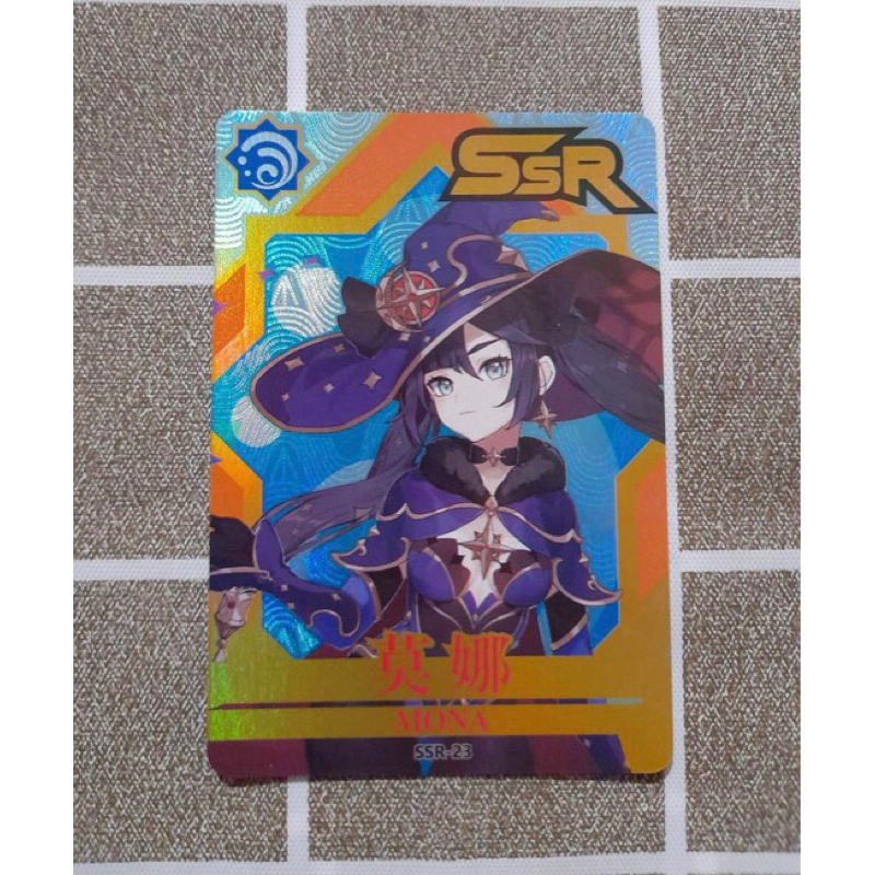 Card nhân phẩm Genshin Impact (Mona) SSR
