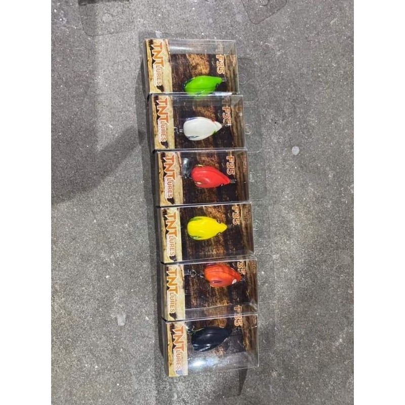 Mồi Lure Nhái Hơi TNT - F35 Siêu Nhạy Mẫu Mới Và Cũ