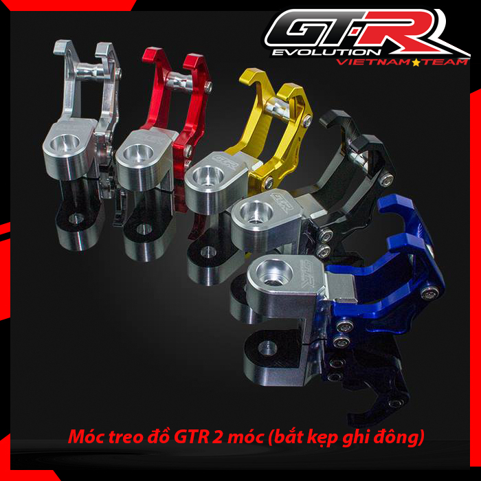 Móc treo đồ GTR 2 móc (bắt kẹp ghi đông) ADV PCX