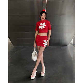 Set đỏ hoa trắng - KAULA SET