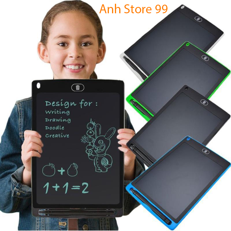 Bảng viết thông minh LCD tự xóa 8.5 inch cho bé tập vẽ, viết ( sáng tạo)-anhstore99