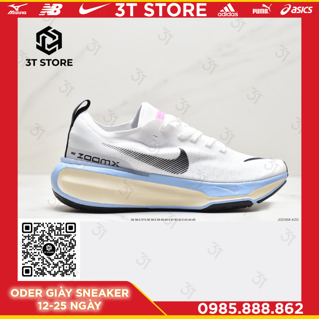 GIÀY SNEAKER MÃ SẢN PHẨM: DR2615-100 _Nike ZoomX Invincible Run Flyknit 3"Peacock Blue/Orange"_FULL BOX_FREE SHIP