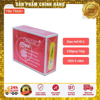 Dao số 11, hộp dao mổ kiato số 11 cao cấp hộp 100 cái