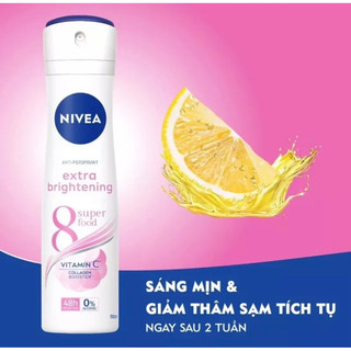 XỊT NGĂN MÙI NIVEA TRẮNG MỊN GIÚP MỜ VẾT THÂM