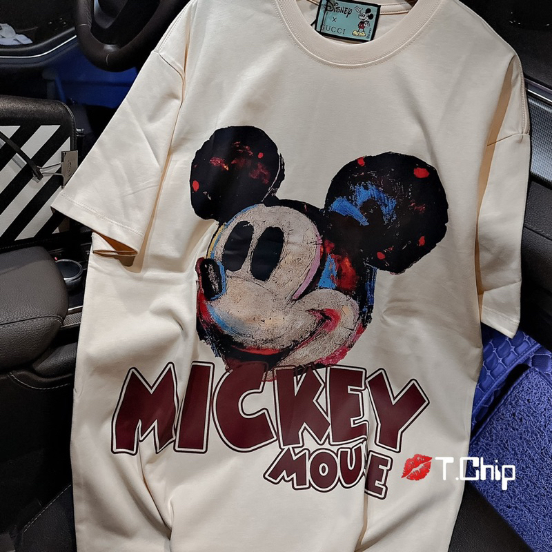 Áo Phông Mickey Gu.cci Siu Cấp
