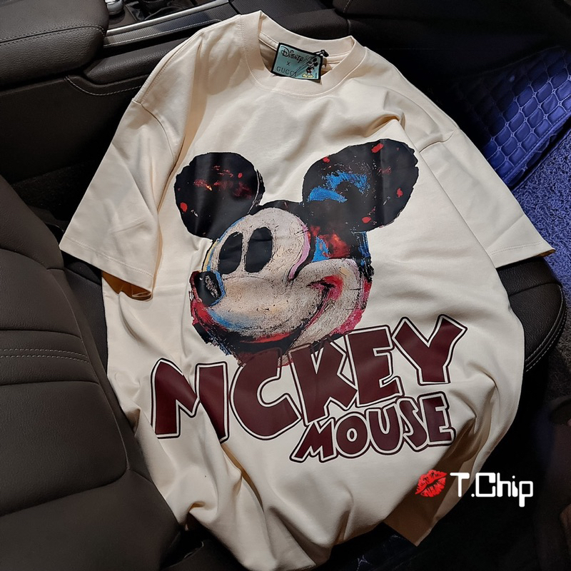 Áo Phông Mickey Gu.cci Siu Cấp