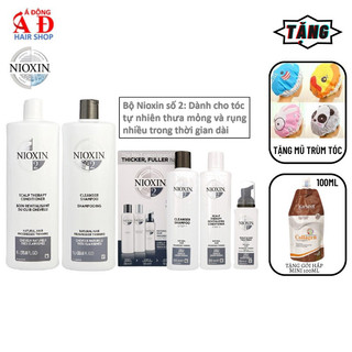 BỘ DẦU GỘI XẢ NIOXIN 2 NATURAL HAIR USA - CHO TÓC TỰ NHIÊN THƯA MỎNG VÀ RỤNG NHIỀU 