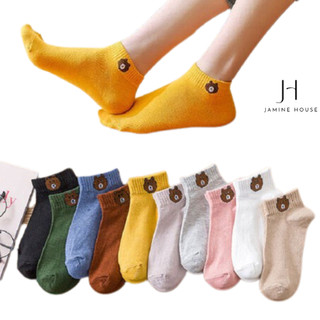 Tất Vớ Hình Gấu JAMINE HOUSE 1 đôi Màu Ngẫu Nhiên