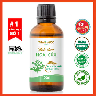 Tinh dầu Ngải Cứu Thảo Mộc nguyên chất 100% từ thiên nhiên, lưu ý đây là tinh dầu nguyên chất